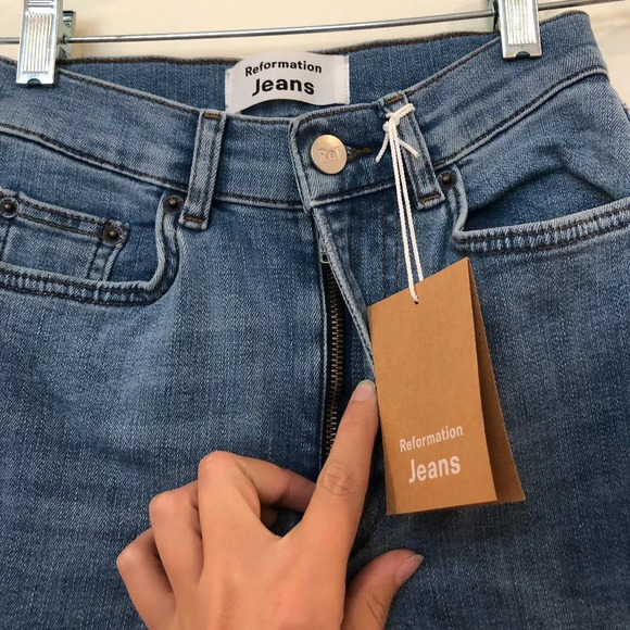 Reformation Barbados High Rise Skinny Denim Jeans - Picture 5 of 11